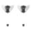AVF  Premium Any Wall TV Mount  Fixed-Tilt 37-100" 1 Pair