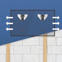 AVF  Premium Any Wall TV Mount  Fixed-Tilt 37-100" 1 Pair