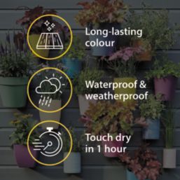 Ronseal 750ml White Ash Matt Garden Paint