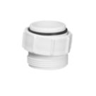 McAlpine T12A-1 1 1/2" BSP Coupler White 40mm x 40mm