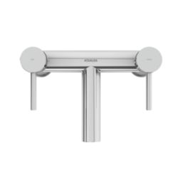 Aqualisa Uptown Chrome 145mm Deck Mounted Lever 2 Tap Holes Bath Pillar Tap
