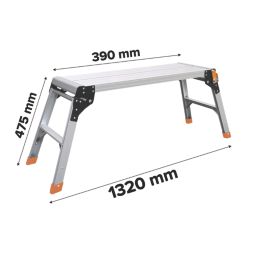 Magnusson Aluminium 475mm x 900mm Folding Work Platform