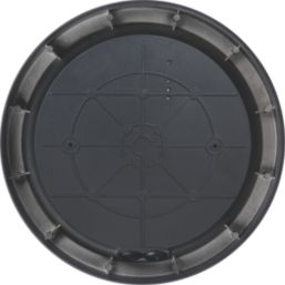 Luceco Atlas Outdoor Round LED Clear Cowl Bulkhead Black 12/19W 1250/2100lm