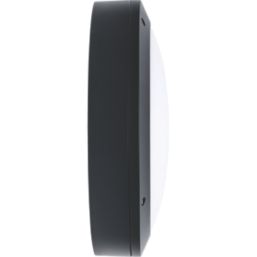 Luceco Atlas Outdoor Round LED Clear Cowl Bulkhead Black 12/19W 1250/2100lm