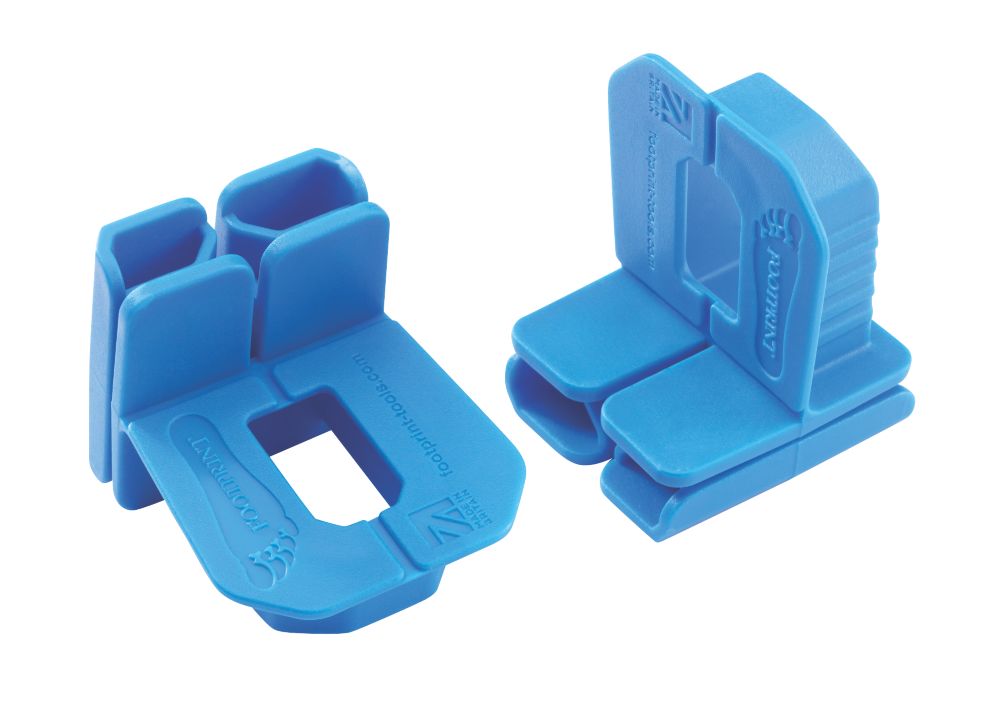 Footprint Line Blocks Blue 2 Pack Screwfix