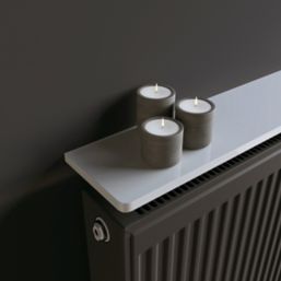 RB UK White High Gloss Radiator Shelf 600mm x 150mm x 18mm
