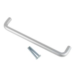 Smith & Locke Fire Rated D Pull Handle Satin Aluminium 19mm x 318mm