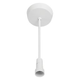 British General  6" Pendant Set Light Fitting E14 White 3"