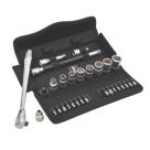 Wera 8100 SB 11 Zyklop 3/8" Drive Ratchet & Socket Set 29 Pieces
