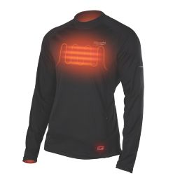 Milwaukee L4HBLB-301 4V Li-Ion RedLithium Long Sleeve Heated Base Layer Black X Large 44" Chest - Bare