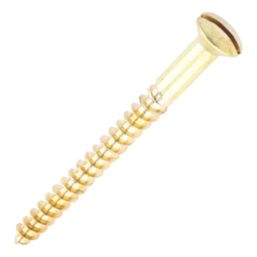 Timco  Slotted Countersunk Self Tapping Wood Screws 8ga x 2" 200 Pack