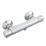 Highlife Bathrooms ASP Slim Exposed Single Outlet Thermostatic Chrome Shower Bar Valve