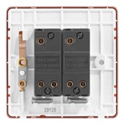 Arlec  10A 2-Gang 2-Way Light Switch  Rose Gold