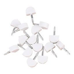 Essentials MDF Flat Shelf Supports White 20 Pack