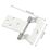 Smith & Locke Polished Chrome  Door Hinge 50mm x 64.6mm 2 Pack