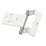 Smith & Locke Polished Chrome  Door Hinge 50mm x 64.6mm 2 Pack