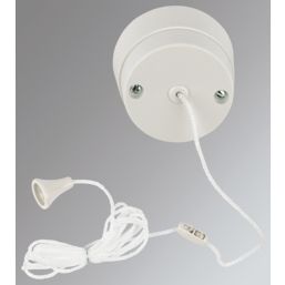 Crabtree Capital 10A 1-Way Pull Cord Switch White