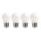 LAP  E27 Mini Globe LED Light Bulb Milky 470lm 2.9W 4 Pack
