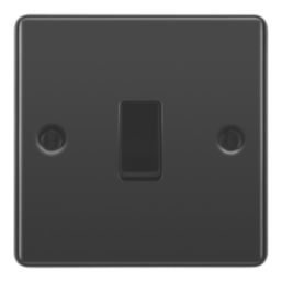 LAP  20A 16AX 1-Gang 2-Way Light Switch  Black Nickel with Black Inserts
