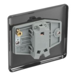 LAP  20A 16AX 1-Gang 2-Way Light Switch  Black Nickel with Black Inserts