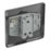 LAP  20A 16AX 1-Gang 2-Way Light Switch  Black Nickel with Black Inserts