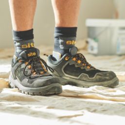 Site Rothlin Size 8  Black   Steel Toe Cap Safety Trainers