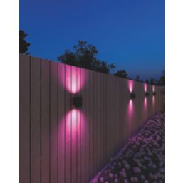 Calex  Outdoor LED Smart Up and Down Light Black 8.5W 2x380lm