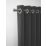 Rothley Polished Gunmetal Extendable Curtain Pole w/ Stud Finials 28mm x 71-120cm