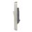 Hager Sollysta WRPS12BSW 10AX 1-Gang 2-Way Light Switch  Brushed Steel with White Inserts