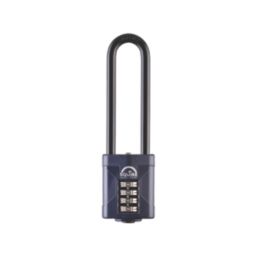 Squire CP50/4 Water-Resistant Long Shackle Combination  Padlock Blue 50mm