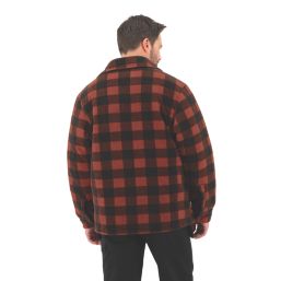 Site  Fleece Shirt Jacket Red/Black Medium 38-40" Chest