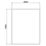 Splashback  Black Kitchen Splashback 600mm x 750mm x 6mm