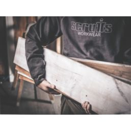 Scruffs Trade Work Hoodie Black X Large 46" Chest