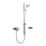 Mira Select Flex EV Rear-Fed Exposed Chrome Thermostatic Mixer Shower