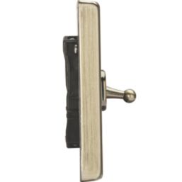 Knightsbridge  10AX 4-Gang 2-Way Light Switch  Antique Brass