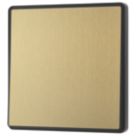 British General Evolve 20A 16AX 1-Gang 2-Way Light Switch  Satin Brass