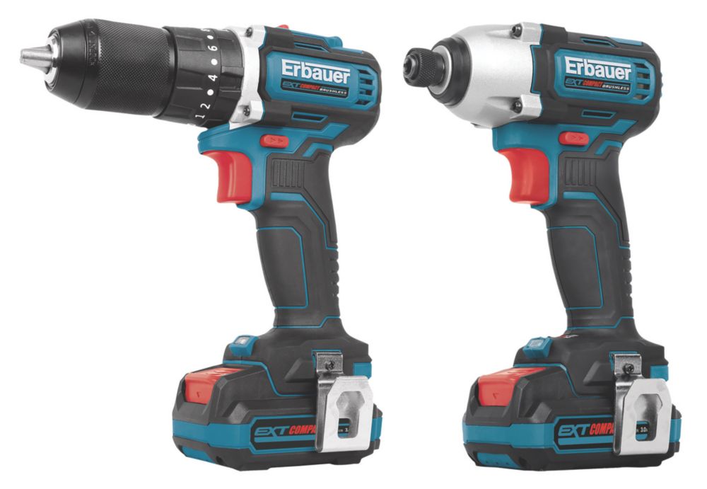 Erbauer impact driver and drill set discount