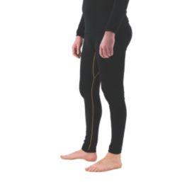Site Karpoff Base Layer Bottoms Black Medium 27" W 30.7" L