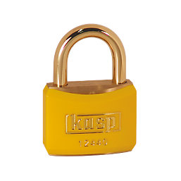 Kasp  Lockout Padlock Yellow 20mm x 21mm