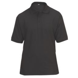 Site Tanneron Polo Shirt Black Large 45.5" Chest