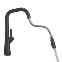 Swirl Berne  Mixer Tap Matt Black