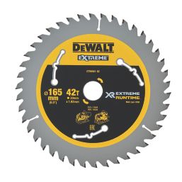 DEWALT XR Wood Circular Saw Blade 165mm x 20mm 42T