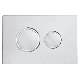 Traditional Dual-Flush Flushing Plate Chrome