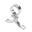 Essentials  15mm Pipe Clips Chrome 10 Pack