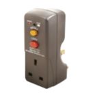 Masterplug 13A Unfused Plug-Through Active RCD Adaptor