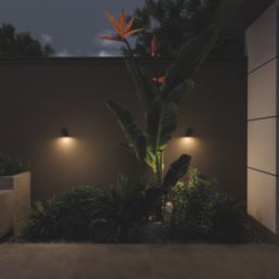 Calex Sanremo Outdoor Wall Light Grey