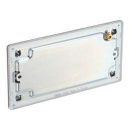 LAP  2-Gang Blanking Plate Antique Brass