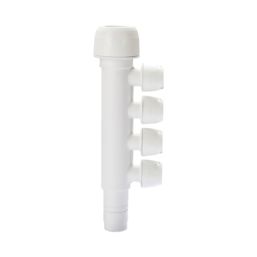 Hep2O  Plastic Push-Fit Reducing 4 Port Keyless Spigot Manifold (Same Side) 22mm x 10mm