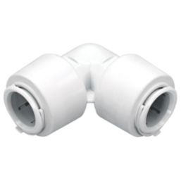 FloPlast FloFit+ Plastic Push-Fit Equal 90° Elbow 10mm