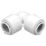 FloPlast FloFit+ Plastic Push-Fit Equal 90° Elbow 10mm